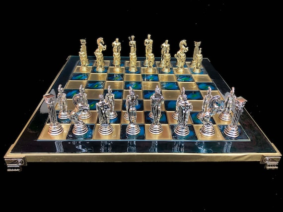 アンティークイタリア製チェス駒32個セットインテリア小物ミニチュア女神馬キング アンティークイタリア製チェス駒32個セットインテリア小物