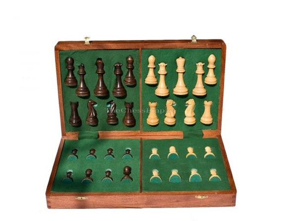 The Ultimate Grandmaster Series Wood Chess Set, Box, & Board Combination