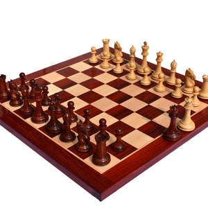 Neue Hasting Serie Schach set Boxwood & Padauk 10,55&quot; König Luxus Staunton Schachfiguren mit 2,25&quot; Quadratische Luxus Schachbrett-Das Schach imperium
