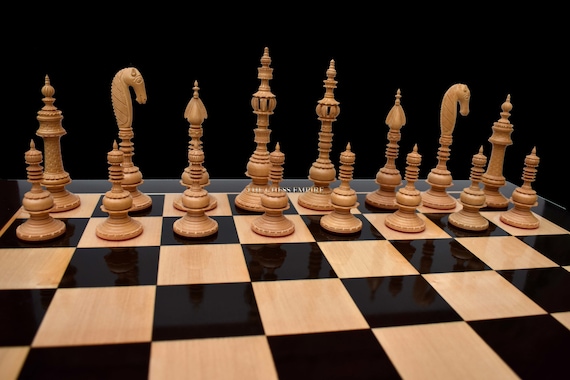 Rare 1820 Pepys Series Luxury Wood Chess Set Chess Pieces Rare 1820 Pepys Series Luxury Wood Chess Set Chess Pieces