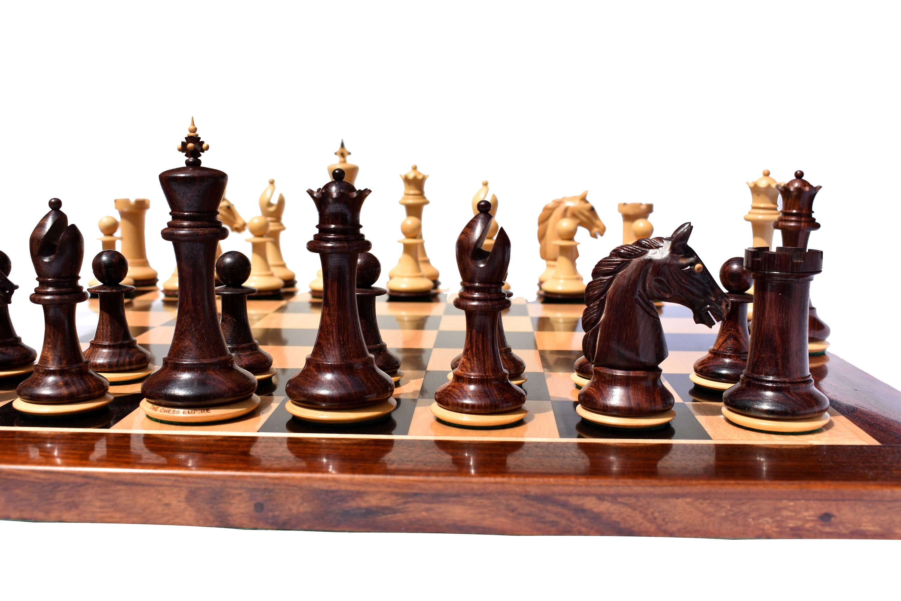 Animal Kingdom Themed Chessmen & Exotic Board Chess Set – Fancy Chess