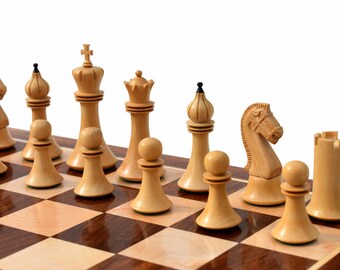 フォーエバーチェスマンシリーズ高級木製チェス駒 ボックスウッド
