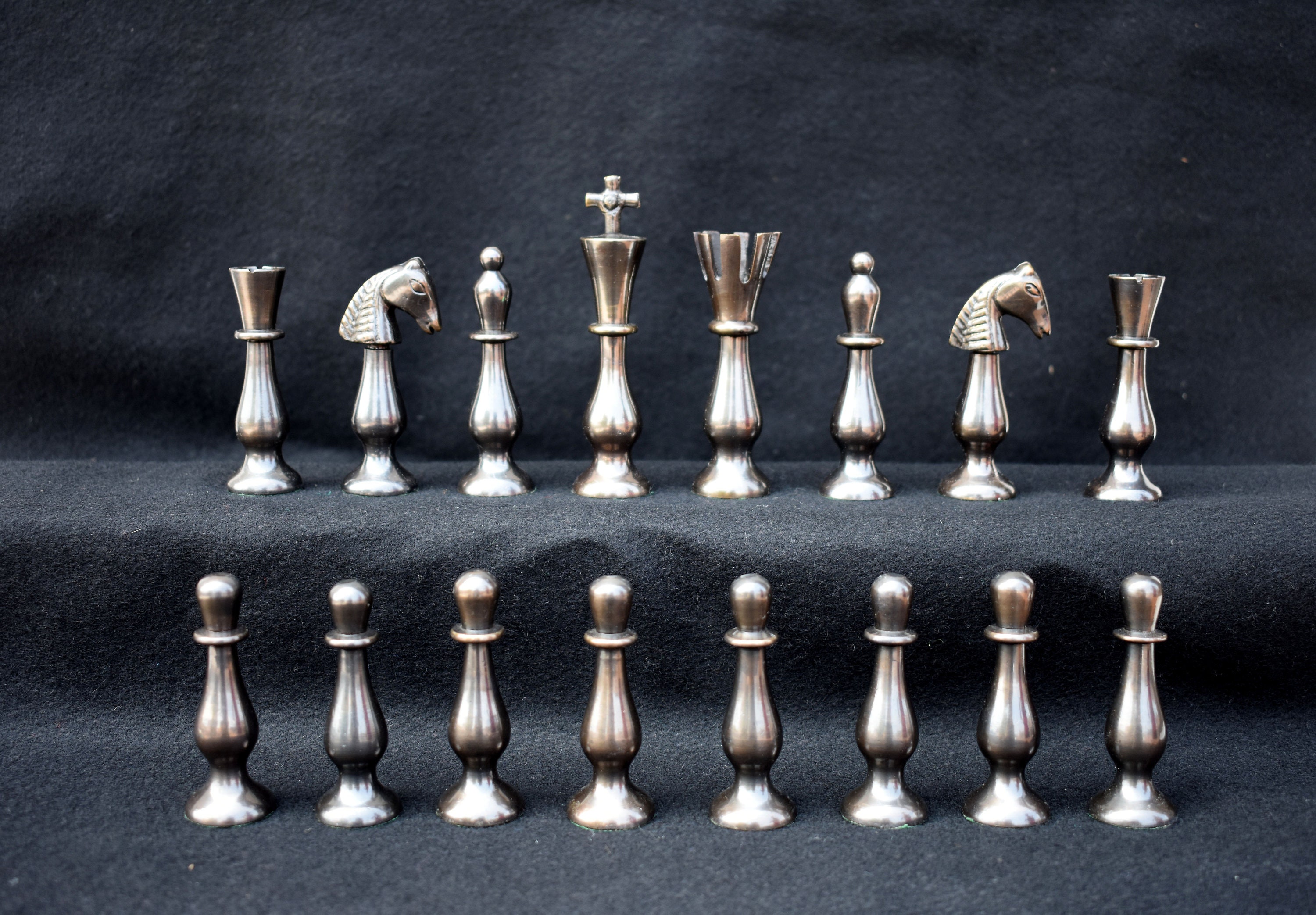 Majestic Series Brass Chess Set Chess Pieces3.5 King Etsy UK