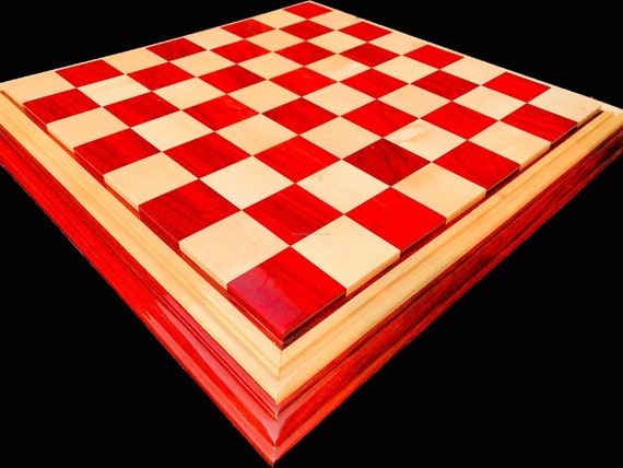 Premium Series solid wood Chess Board Canadian Maple wood & African Padauk