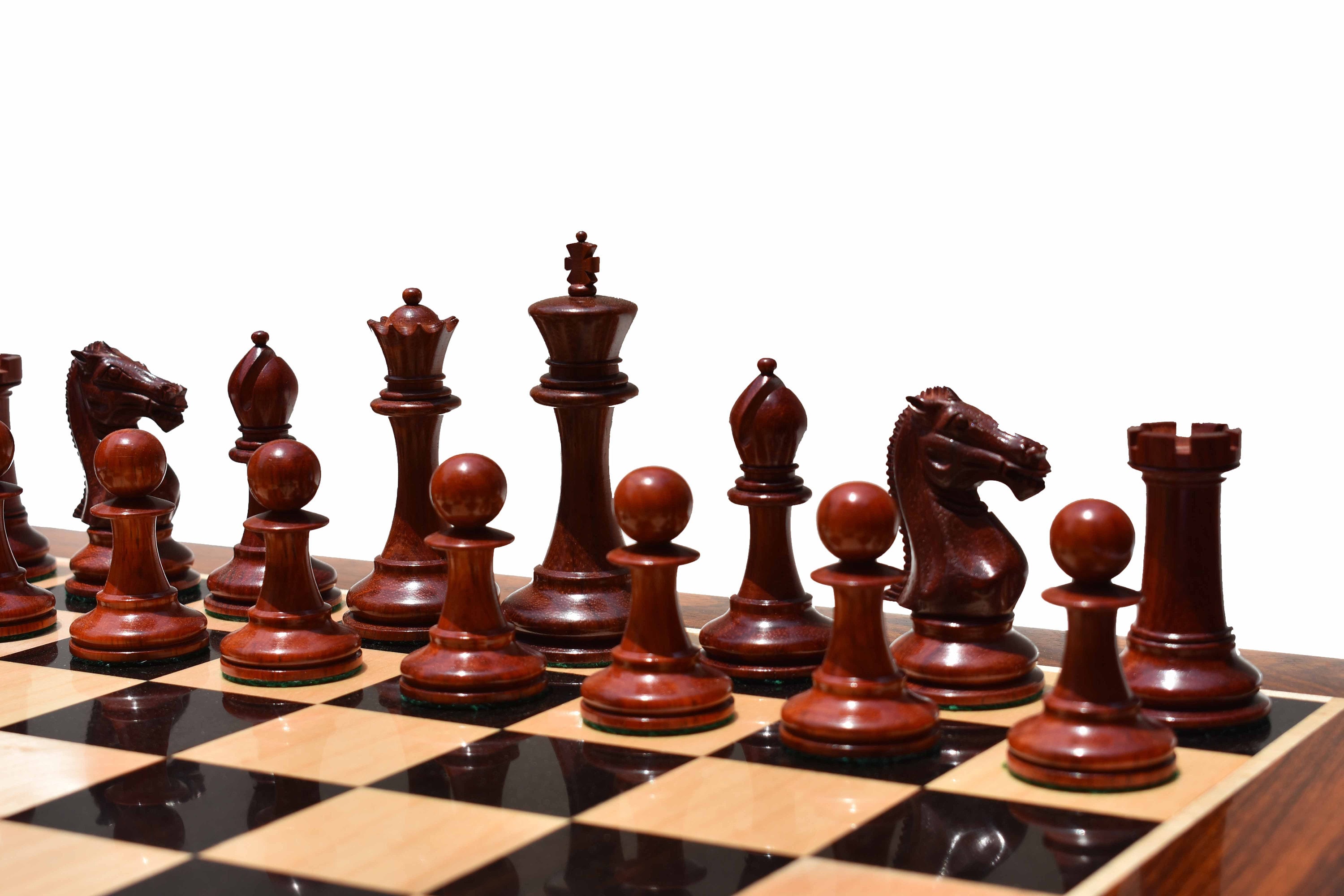 The Royal Knight Series Boxwood & Ebonized Luxury Wood Chess