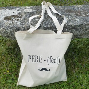 Tote bag pere-fect papa parfait en coton