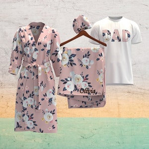 Matching robe and swaddle set walmart hotsell