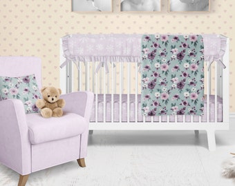 Nursery Bedding Set, Organic Fitted Crib Sheet, Hospital Set, Swaddle Blanket, Personalised Nursery Gift, Custom Sheet Set, Pillow Case