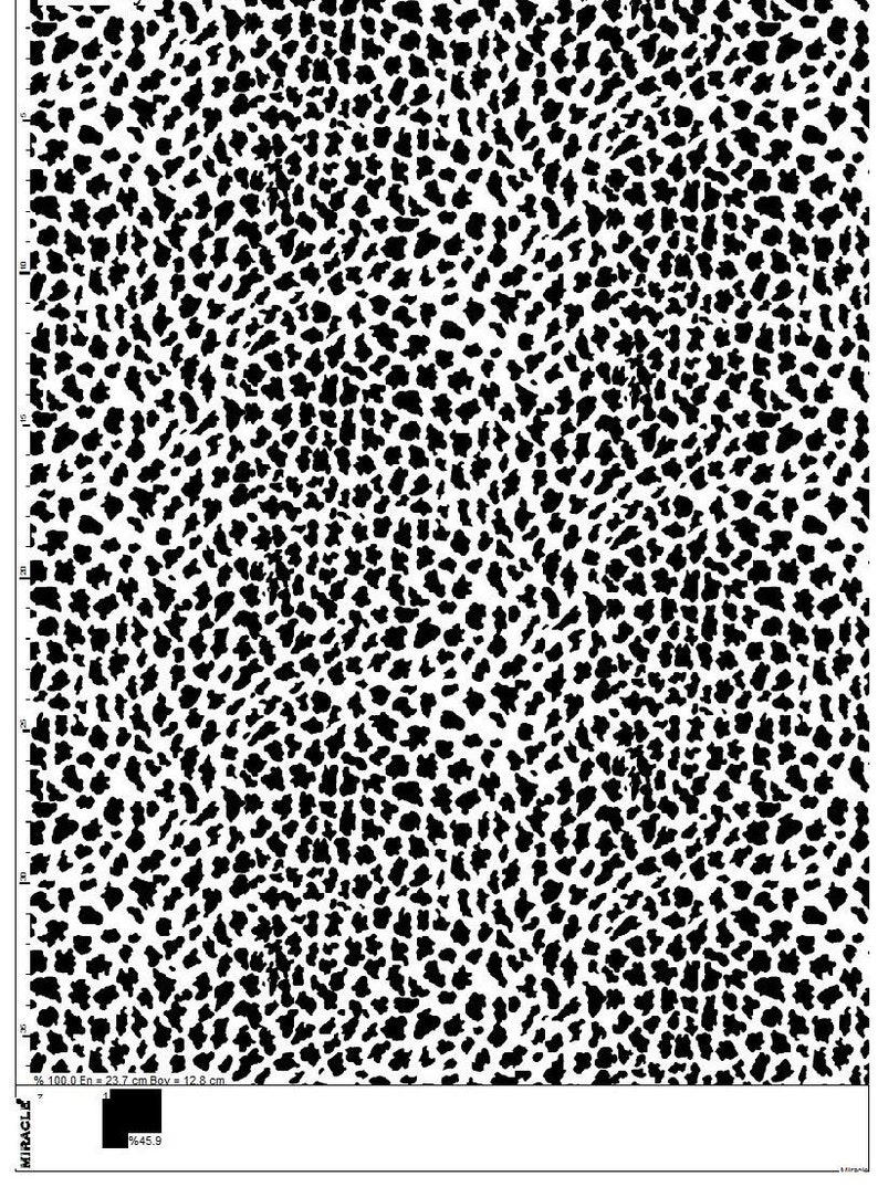 Leopard Print Black and White Animal Print Printed Fabric by Etsy