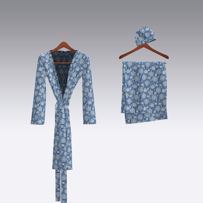 Matching Hospital Set Maternity Robe and Swaddle Set Baby Etsy