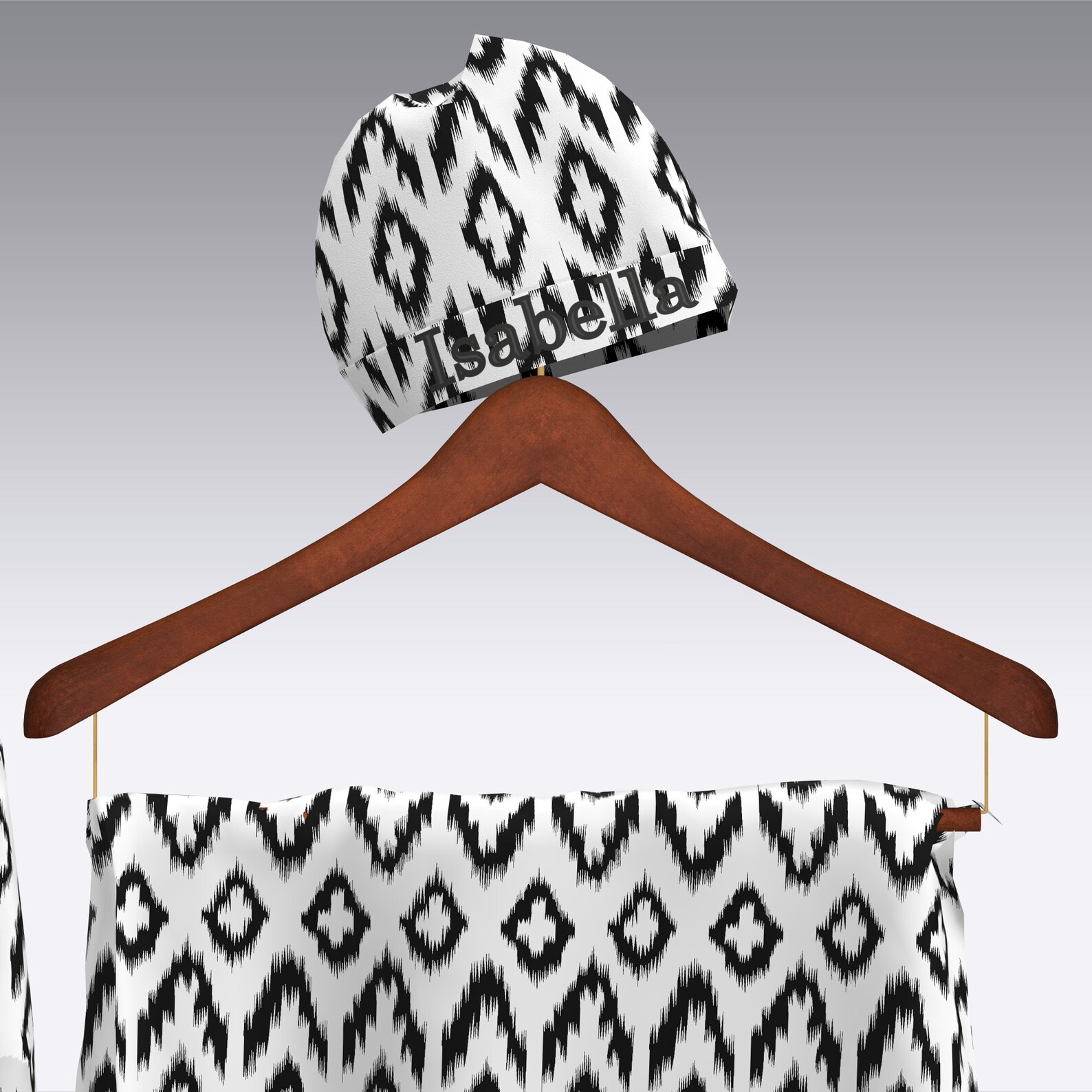 Ethnic Print Delivery Robe Swaddle Set Hospital Set Family Etsy