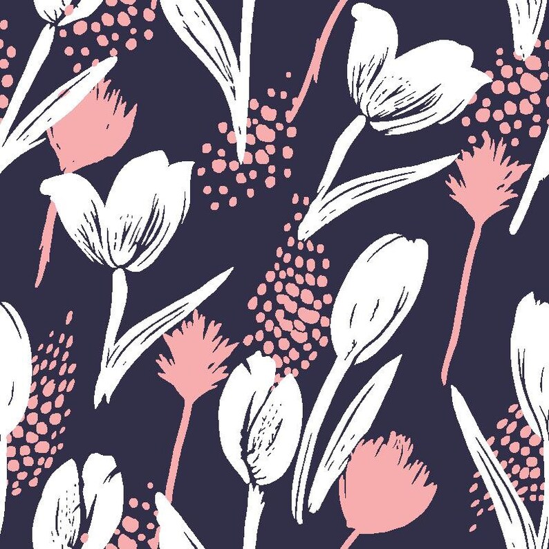 Floral Jersey Mothers gift Apparel Fabric Comfortable Plus Size Clotting Fabric Designer Fabric Fabric By The Yard Cotton Lycra Jersey