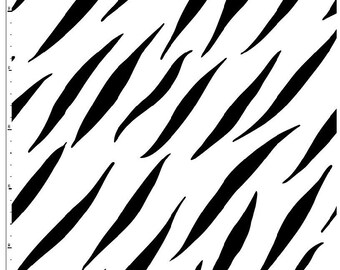 Black and White Animal Print, Sewing Fabric, Elast Jersey Fabric, Printed Cotton Elastane Jersey, Mother in Law Gift, Digital Printed, Zebra