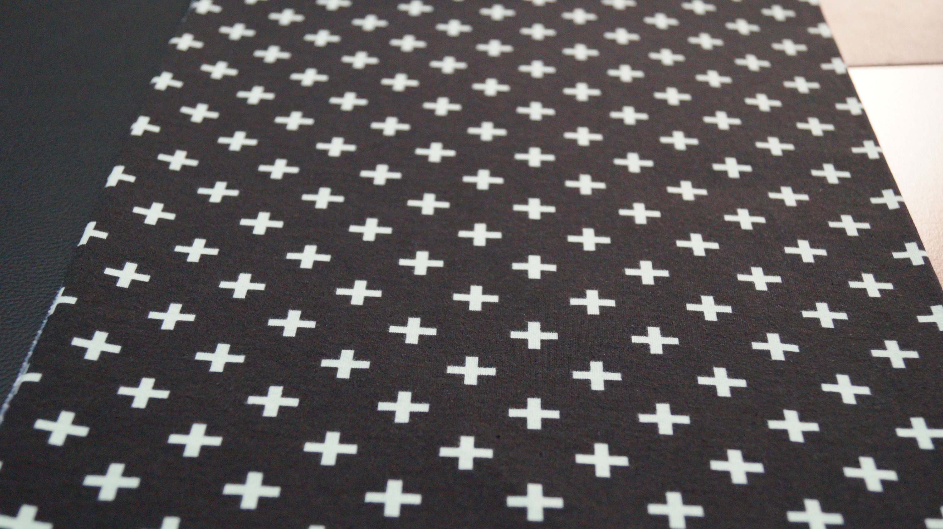 Plus Plus Fabric Crosses plus Sign Jersey Jersey Fabric | Etsy