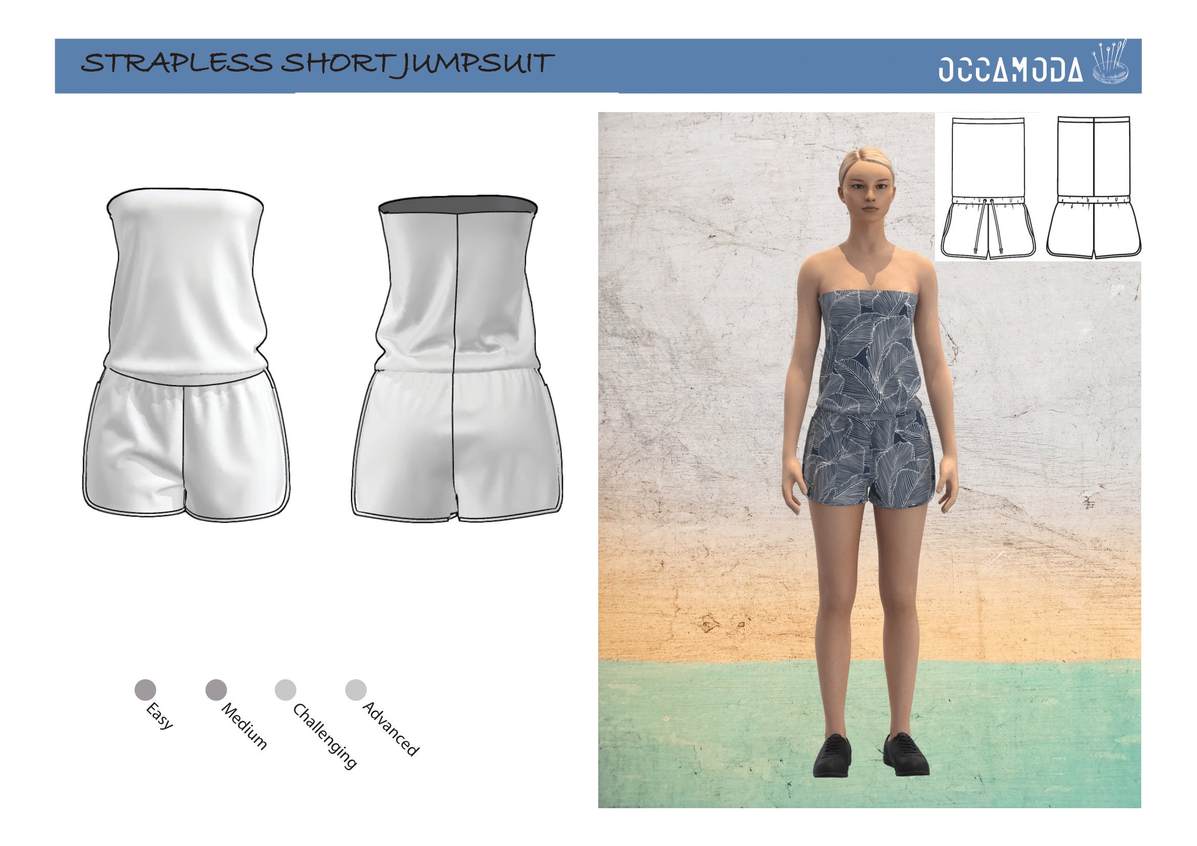 Strapless short cheap jumpsuit
