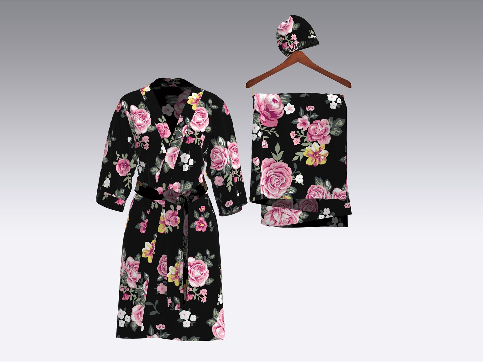 Maternity Nursing Delivery Robe Robe Swaddle Set Family Etsy