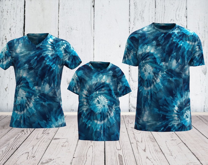 Tie Dye Matching Family Tshirts, Family Matching Outfit, Daddy and Me Outfit, Mommy and Me, 4th July, Fathers Day Gift, Mothers Day Gift