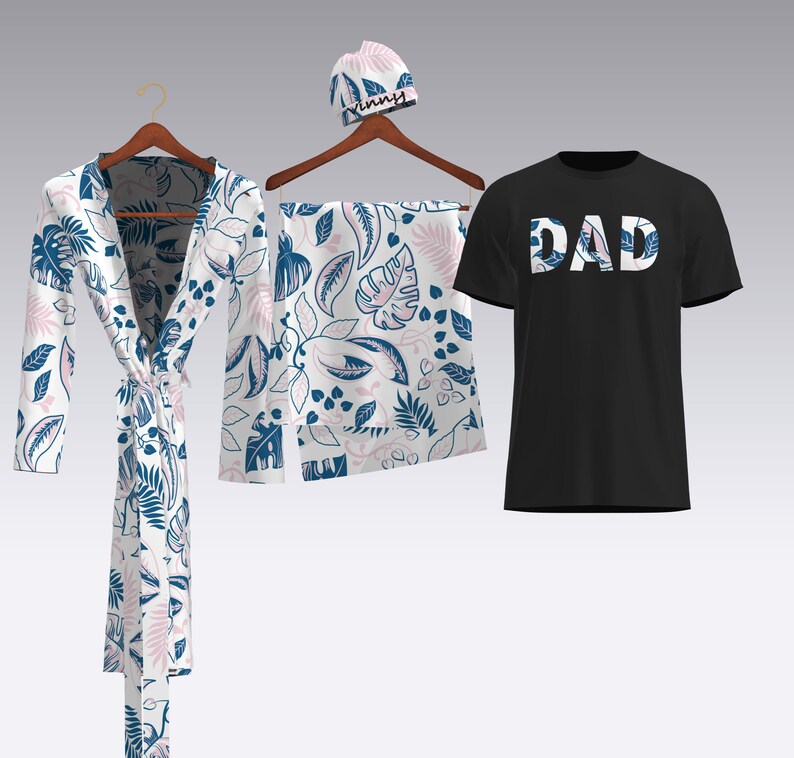 Delivery Robe Swaddle Set Hospital Set Mommy and Daddy Etsy