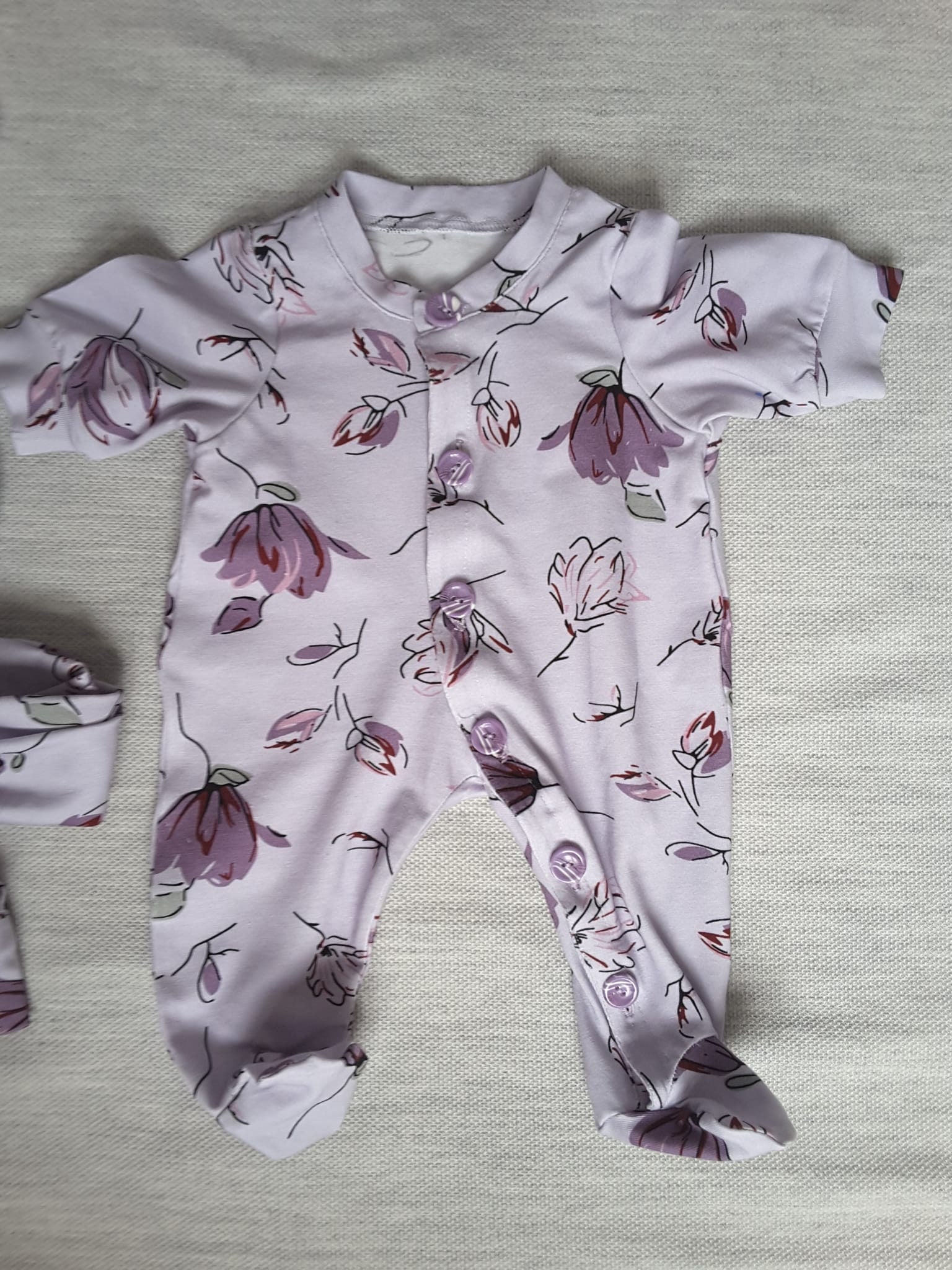 Lilac Matching Robe Swaddle Shower Gift Delivery Robe Etsy