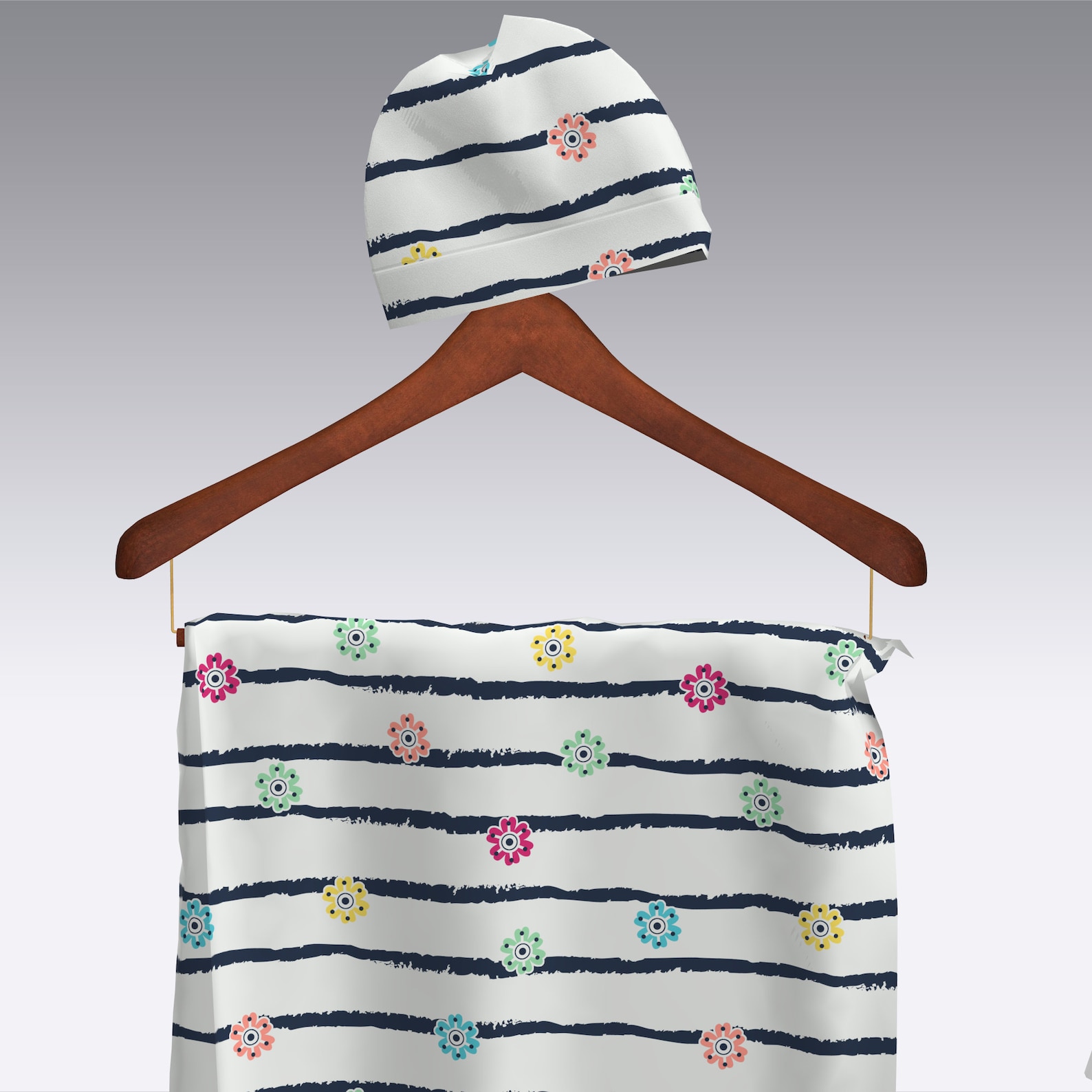 Delivery Robe Swaddle Sethospital Set Mommy and Matching Etsy