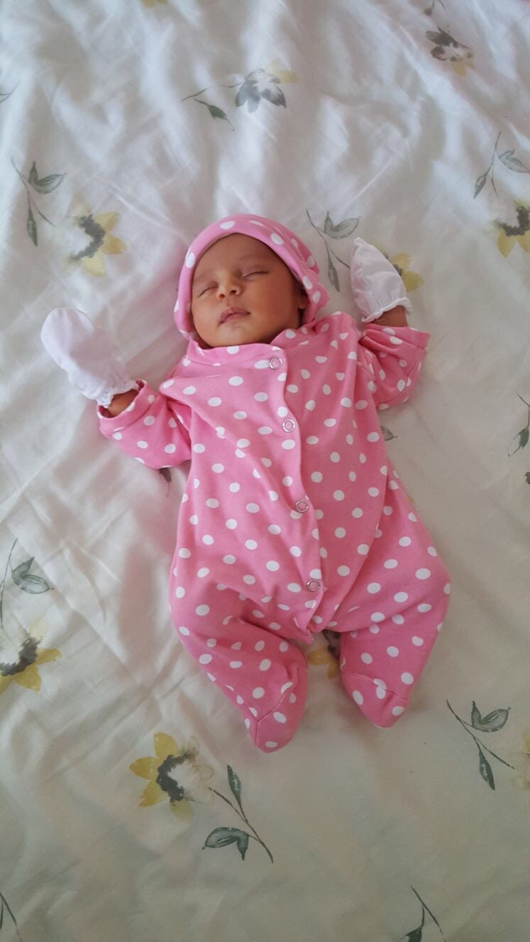 5 pcs set, hospital gown, maternity gown, pregnancy gown, mommy and me