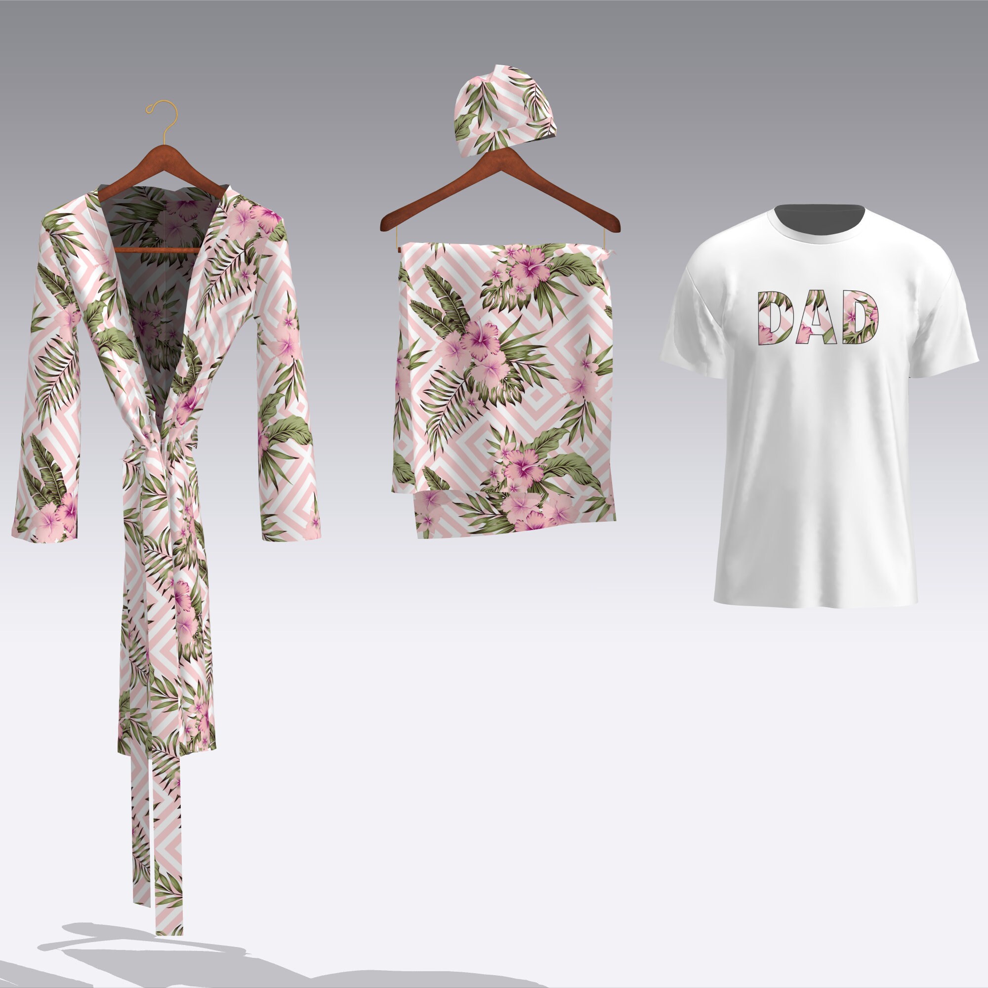 Delivery Robe Swaddle Set Hospital Set Mommy and Daddy Etsy