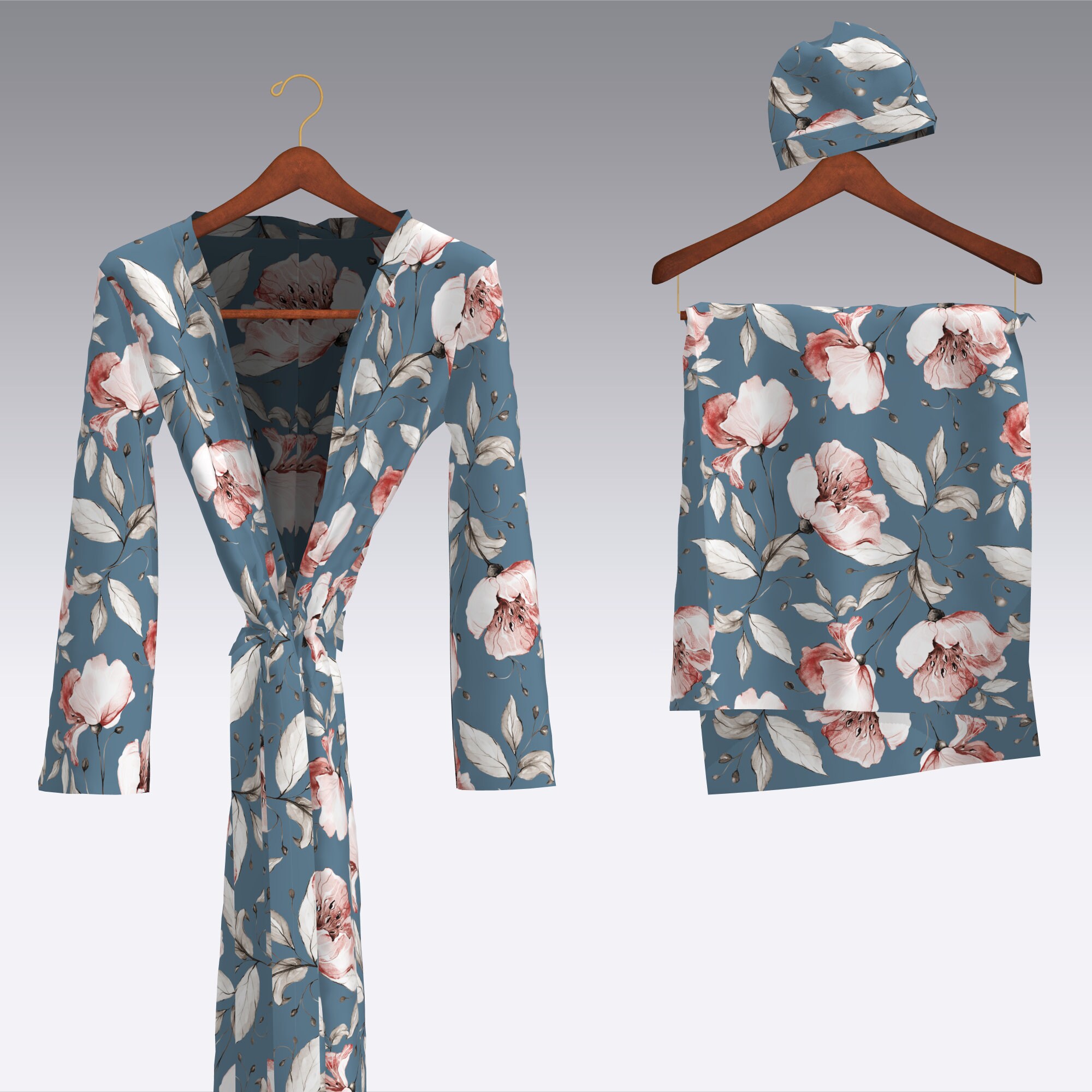 Delivery Robe Swaddle Set Hospital Set Mommy and Daddy Etsy