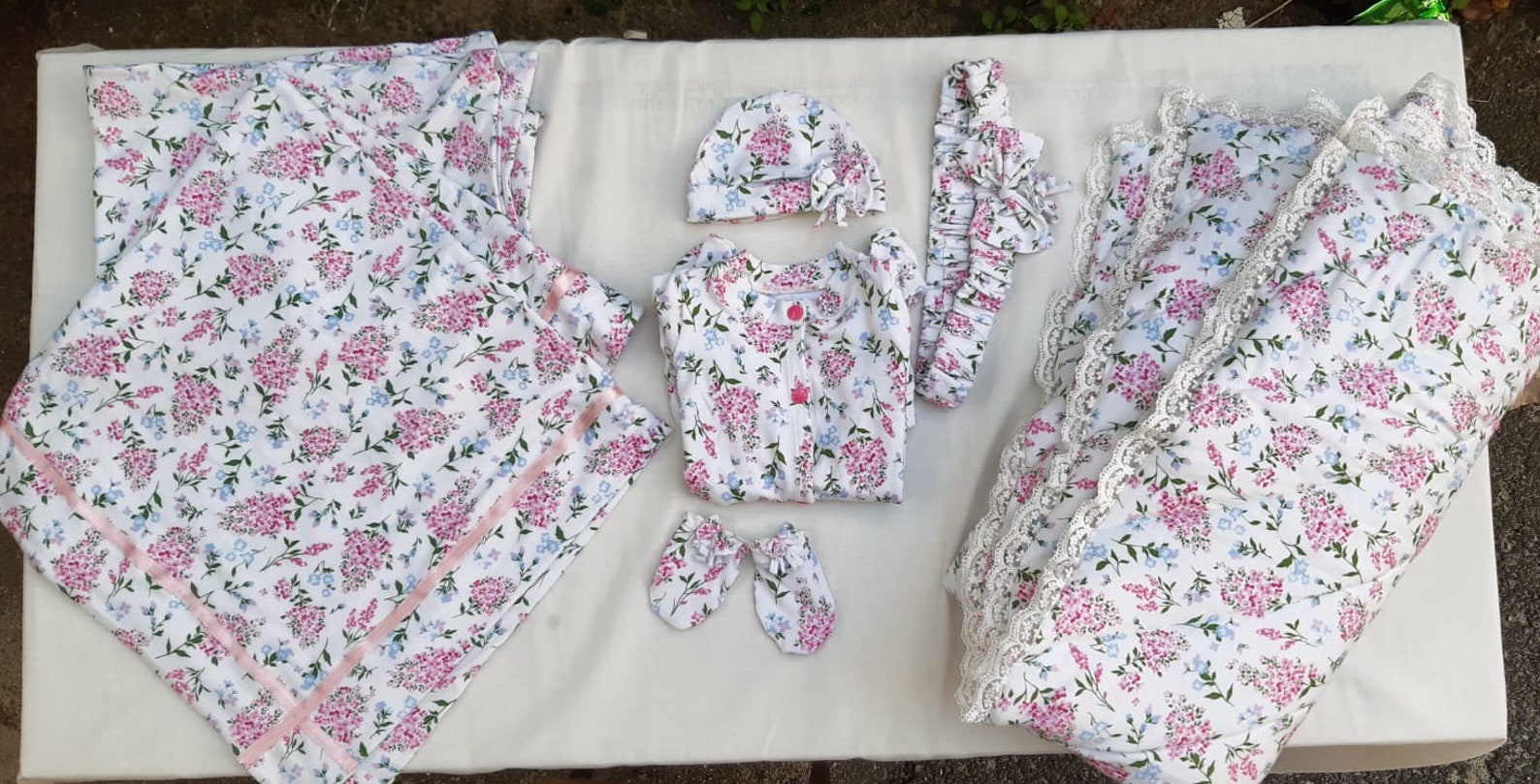 7 Pcs Set Hospital Gown Birth Maternity Gown Pregnancy Etsy