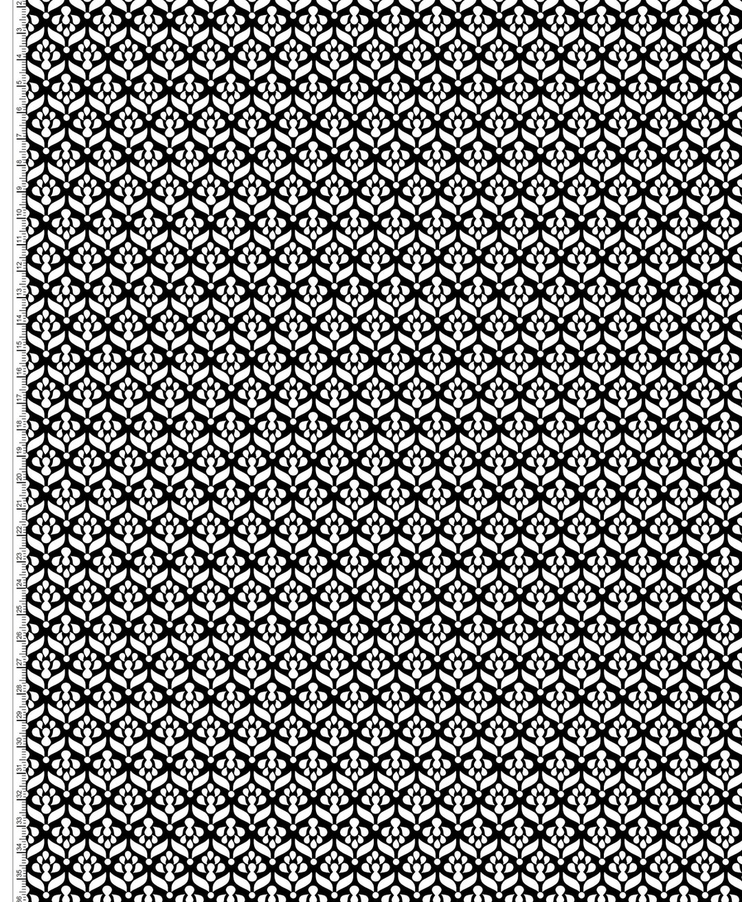 Black and White Cotton Jersey Fabric Fabric by the Yard Etsy