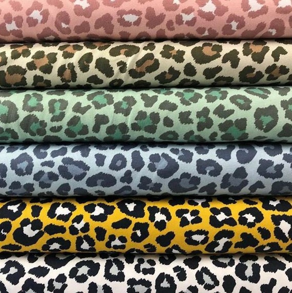 green and pink leopard print dress