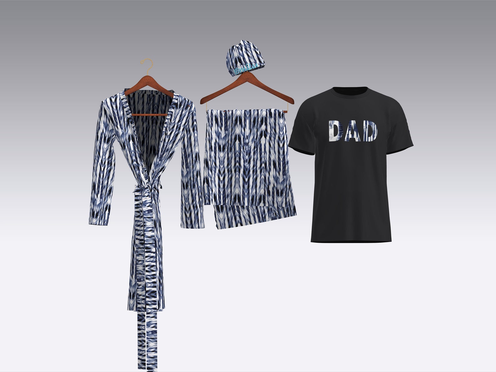 Delivery Robe Swaddle Set Mommy and Daddy Matching Hospital Etsy