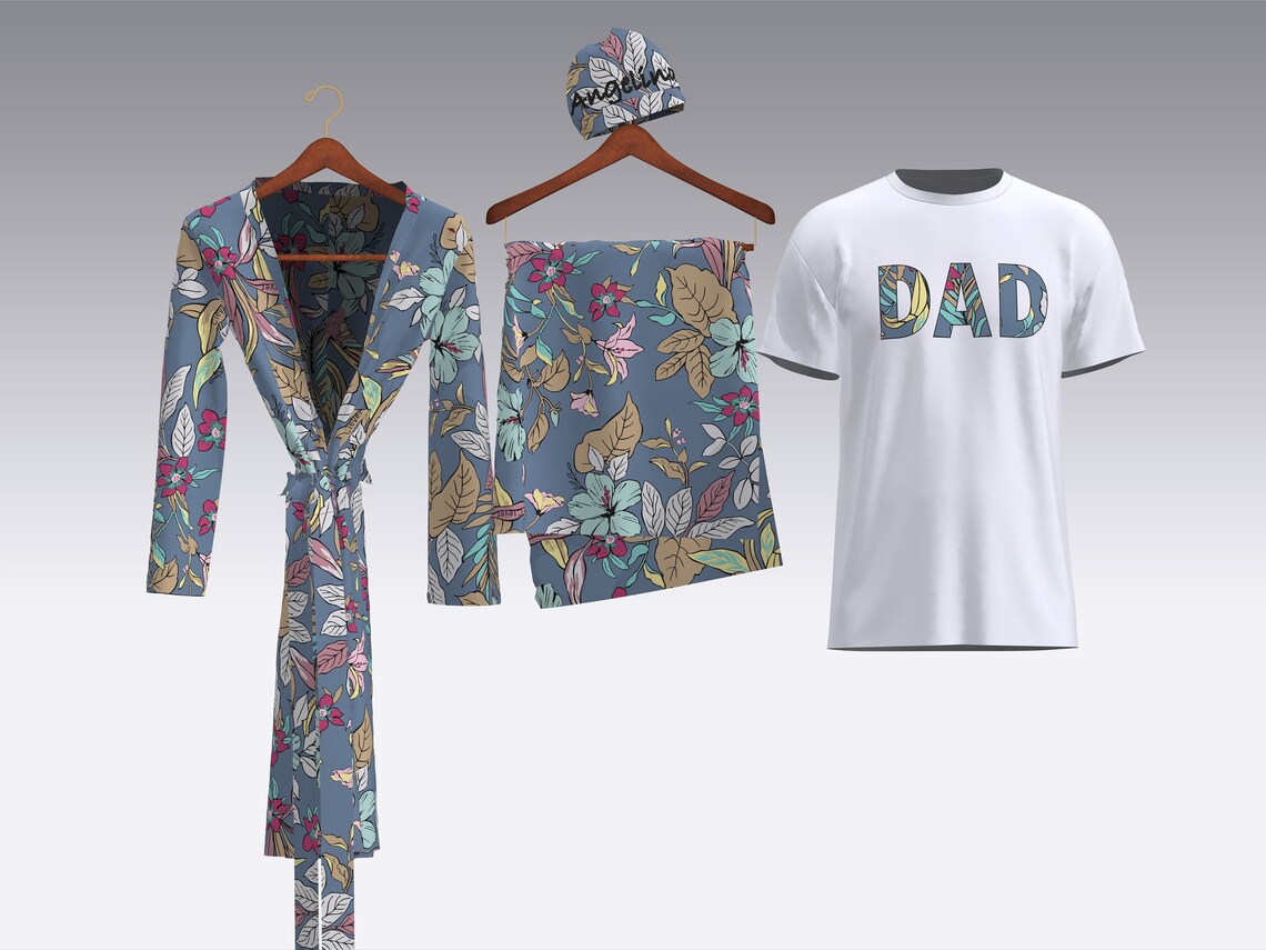 Delivery Robe Swaddle Set Mommy Matching Hospital Set Etsy