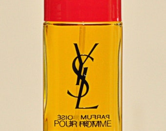 Yves Saint Laurent Ysl Pour Homme Eau de Toilette Edt Parfum Boisé et épicé 100ml Spray Profumo Uomo Raro Vintage 1971