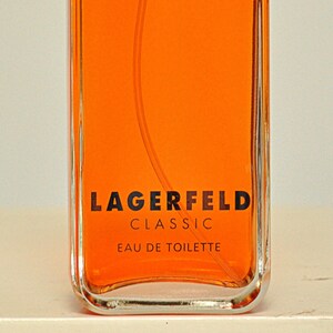 Karl Lagerfeld Classic Eau de Toilette Edt 125 ml Spray Perfume Masculino Muito Raro Vintage 1978