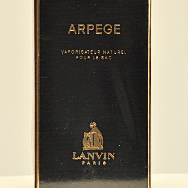 Lanvin Arpege Extrait 7,5ml Spray Vaporisateur Naturel Pour Le Sac Puro Profumo Donna Rarissimo Vintage 1927 Versione anni '80