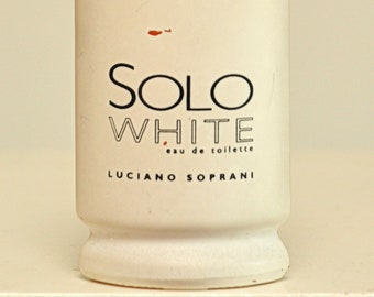 Luciano Soprani Solo White Eau de Toilette Edt 50ml Spray Damen Parfüm Selten Vintage