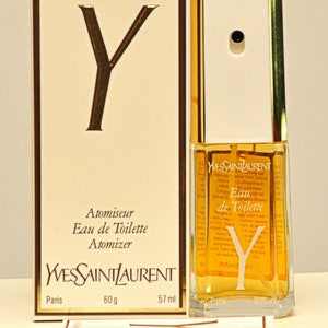 Ysl Yves Saint Laurent Y Eau de Toilette Edt 57ml 1,92 Fl. Oz. Spray Perfume Woman Rare Vintage 1964 Pre barcode Version image 1