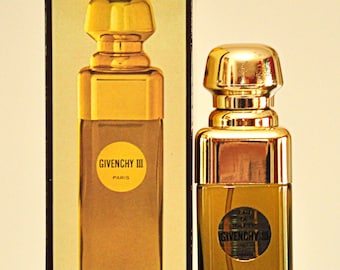 Givenchy III Eau de Toilette Edt 100ml 3.1/2 Fl. Oz. Spray Perfume for woman Rare Vintage Old 1970 First Version