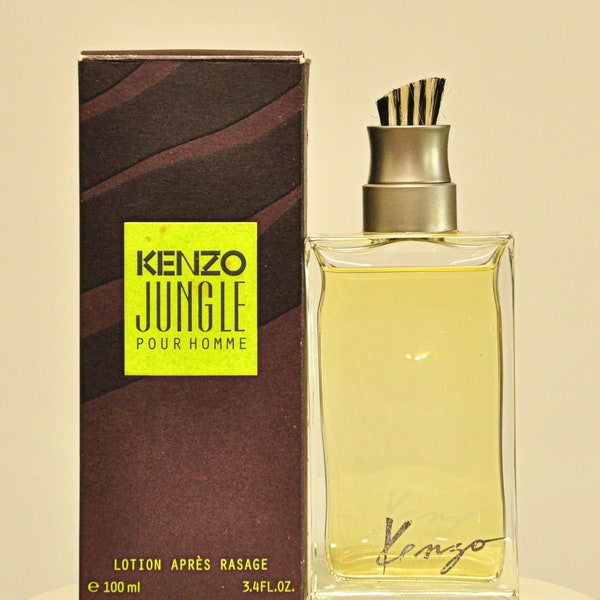 Kenzo Jungle Pour Homme Loción Après Rasage 100ml Splash Rare Vintage 1997 Primera versión