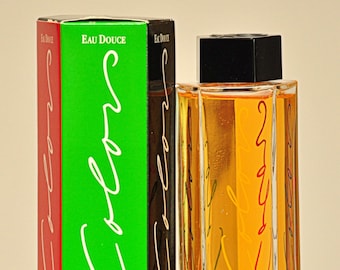 Benetton Colors de Benetton Eau Douce Eau de Cologne 100ml 3.3 Fl. Oz. Splash Perfume for Woman Rare Vintage 1987