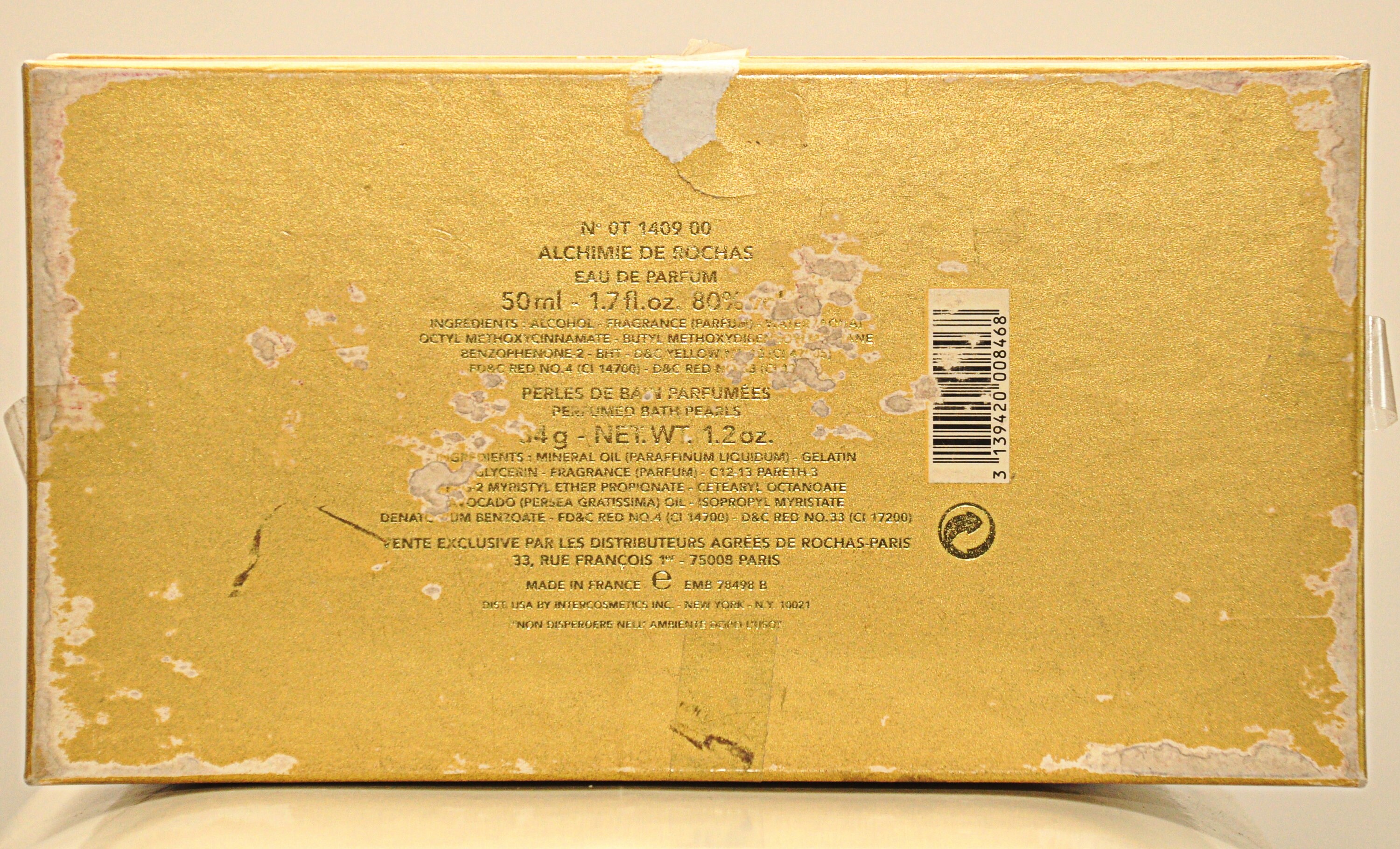 Rochas Alchimie De Rochas Eau De Parfum 50ml 1,7 Fl. Oz. Spray