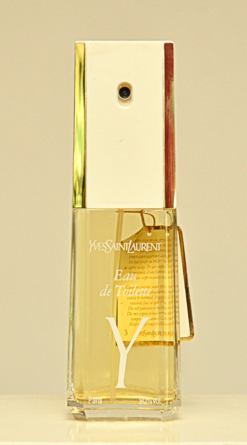 Ysl Yves Saint Laurent Y Eau de Toilette Edt 113ml 3.8 Fl. Oz. Spray Perfume Woman Rare Vintage 1964 image 8