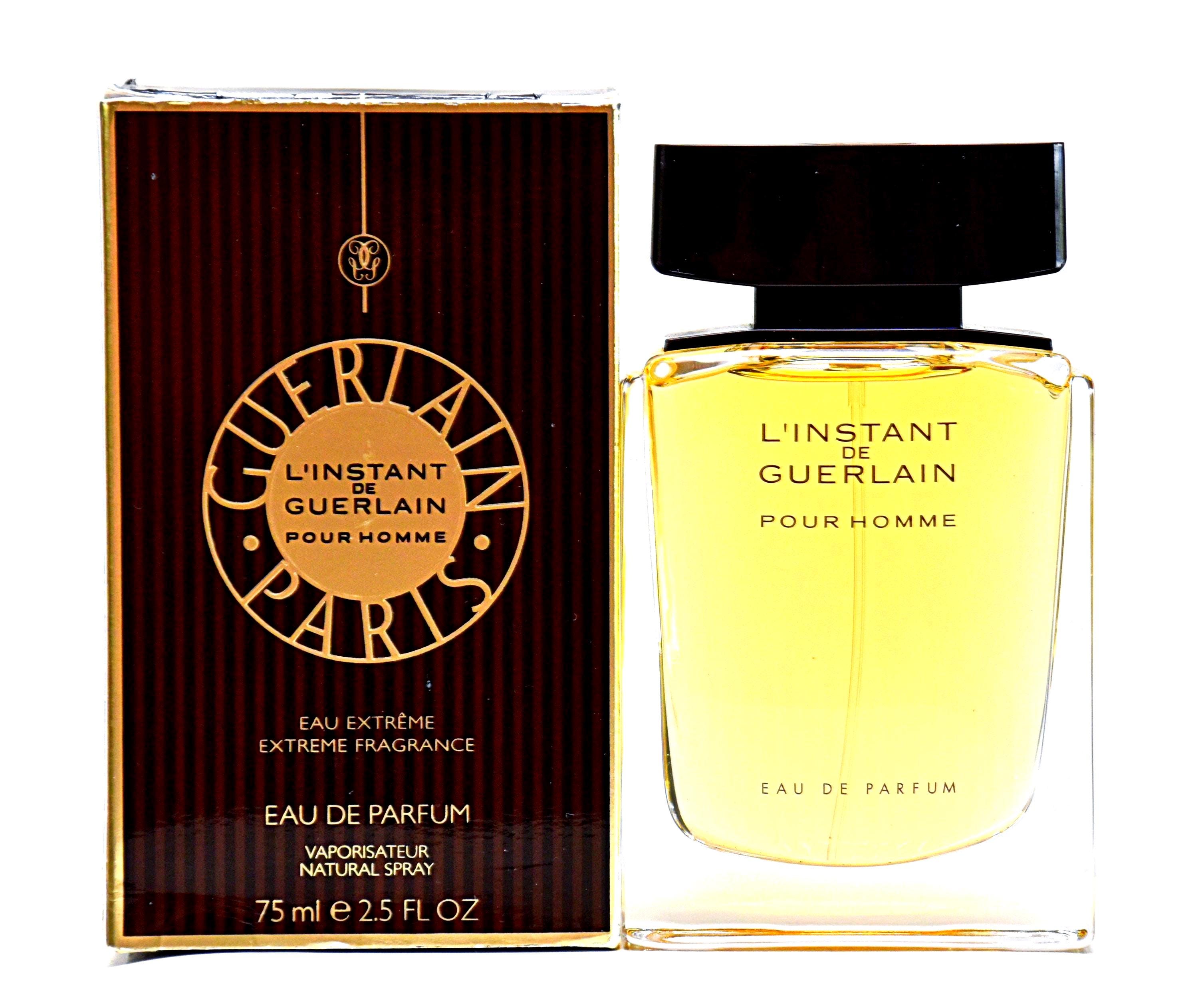 Guerlain L'Instant de Guerlain Pour Homme Eau Extreme Eau de Parfum 75ml 2.5 Fl. Oz. Natural Spray Perfume for Man Rare Vintage 2005