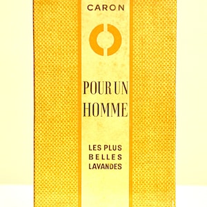 Caron Pour Un Homme de Caron &quot;Les Plus Belles Lavandes&quot; 120ml Splash Perfume para Hombre Muy Raro Vintage 70s Nuevo Sellado