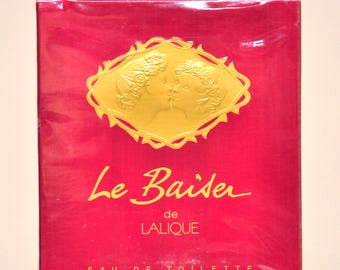 Lalique Le Baiser de Lalique Eau de Toilette Edt 100 ml Spray Parfüm für Frauen Seltener Jahrgang 1999 Neu versiegelt