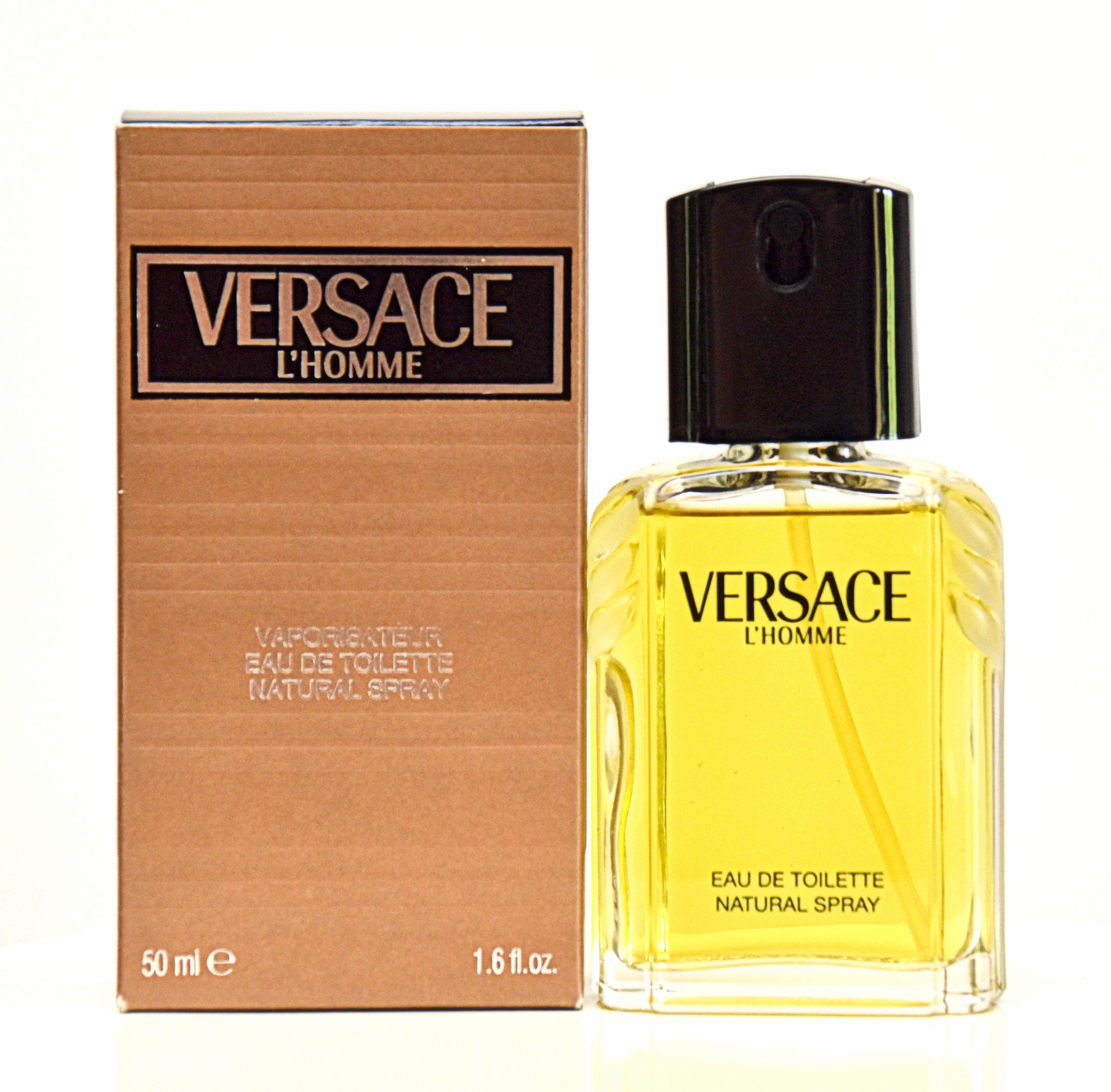 Versace L'homme Eau De Toilette 50ml 1.6 Fl. Oz Natural Spray