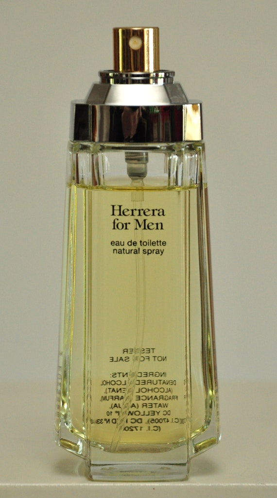 Carolina Herrera for Men Eau De Toilette Edt 100ml 3.4 Fl. Oz. Spray Perfume  for Men Rare Vintage Old 1991 - Etsy