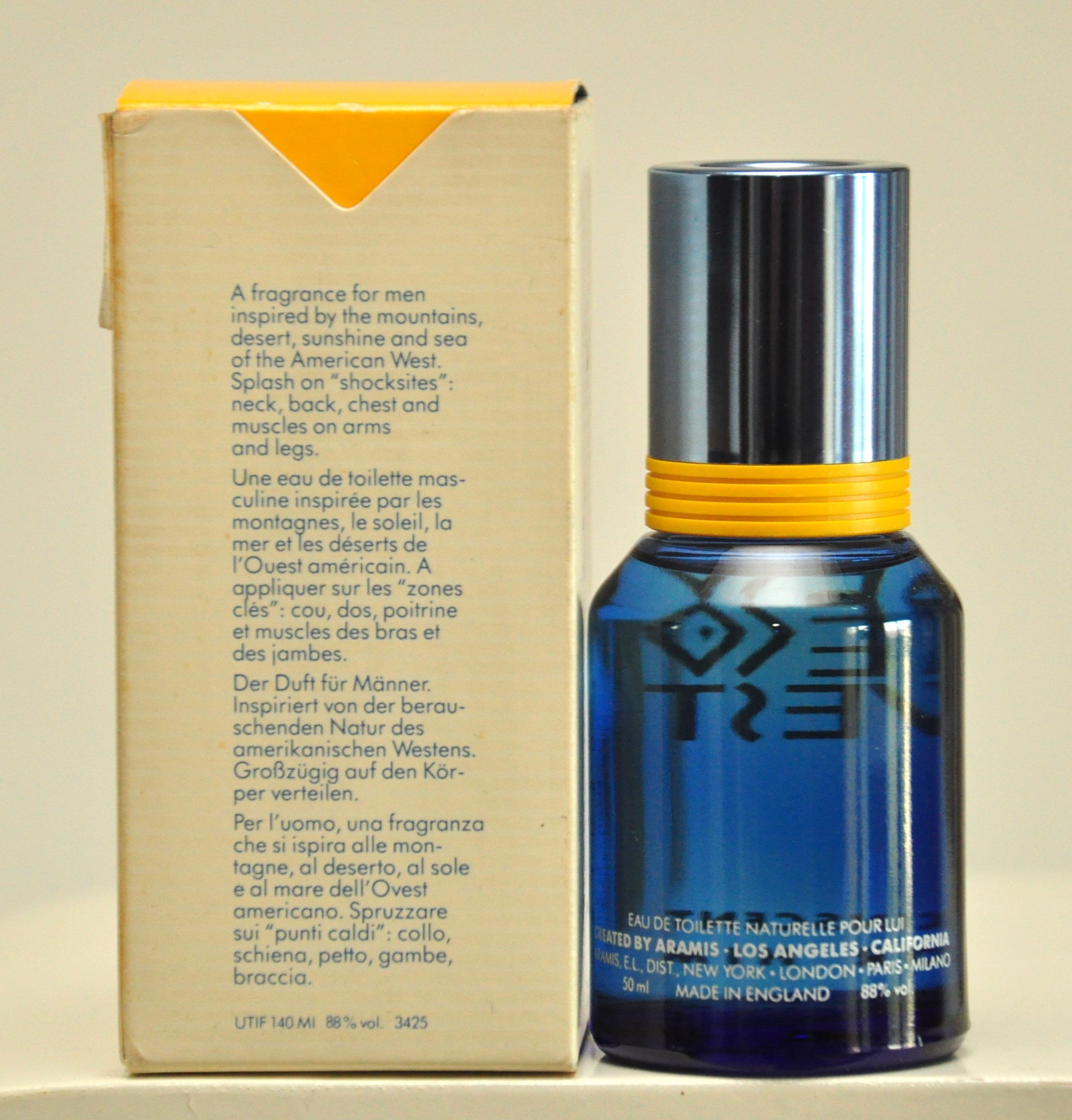 Aramis New West Skinscent for Him 50ml 1.7 Fl. Oz. Splash No