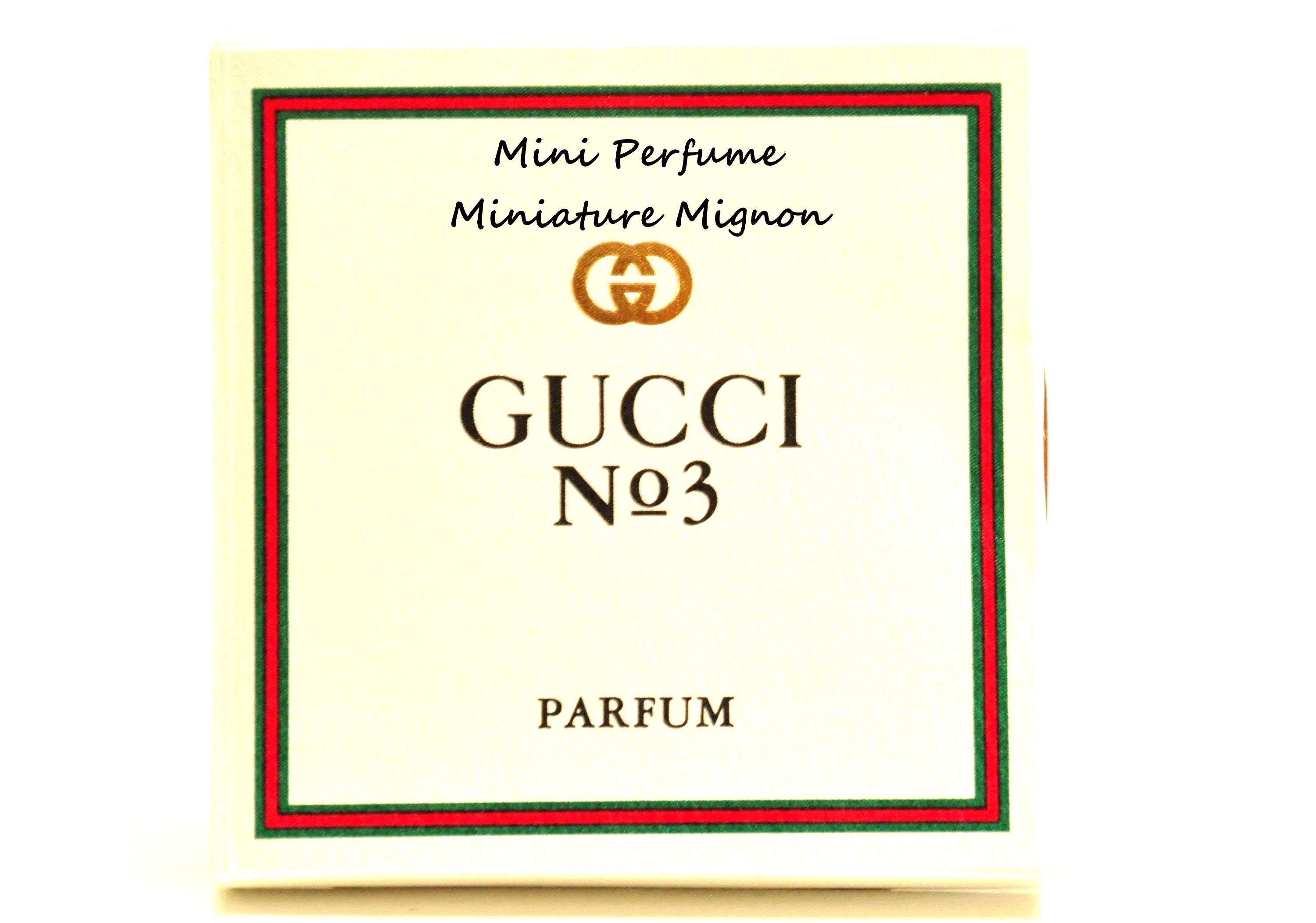 MINIATURE 3 Ml 0,10 Fl. Oz. Gucci No 3 Extrait De Parfum Miniature