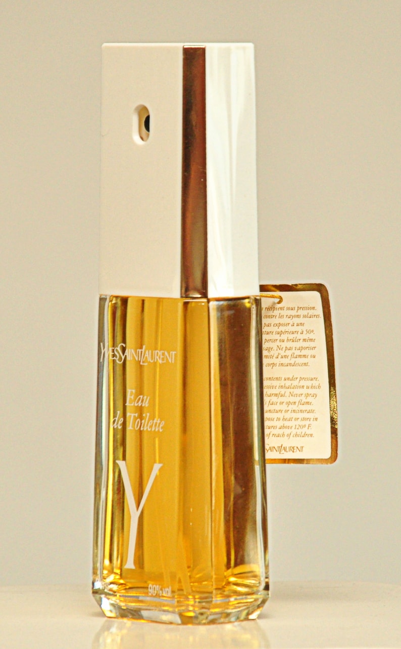 Ysl Yves Saint Laurent Y Eau de Toilette Edt 113ml 3.8 Fl. Oz. Spray Perfume Woman Rare Vintage 1964 image 2